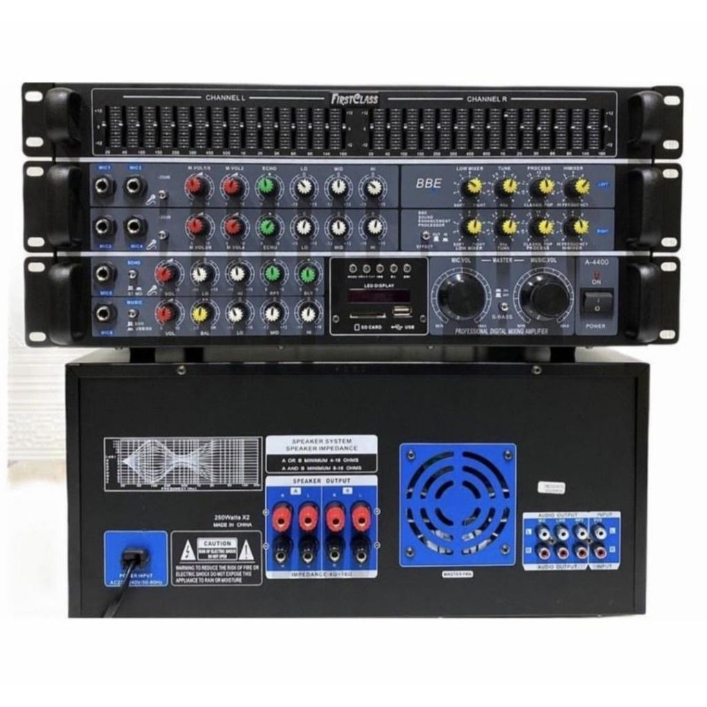 amplifier firstclass FC A4400 karaoke Original
