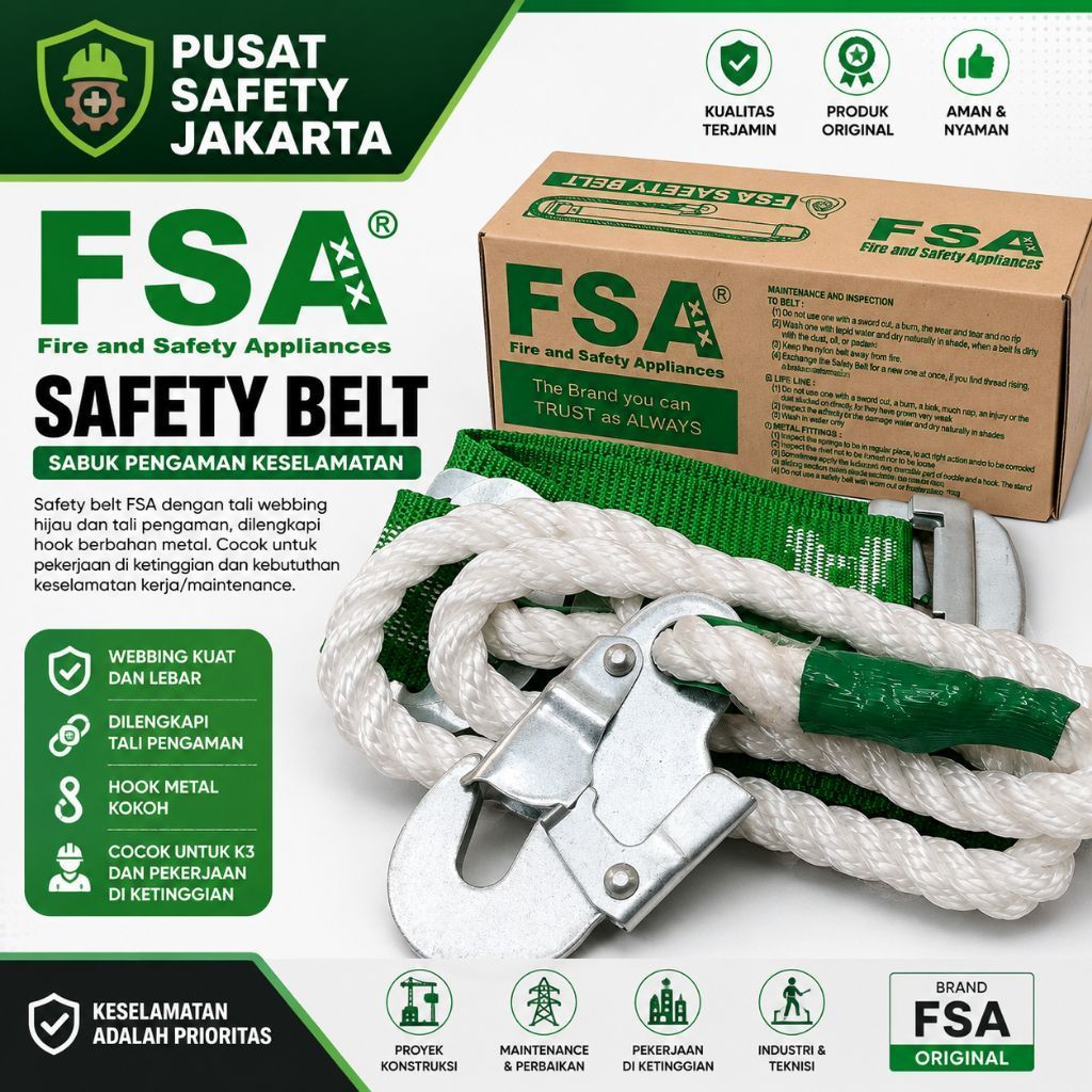 Safety Belt FSA Sabuk Pengaman Kerja PLN