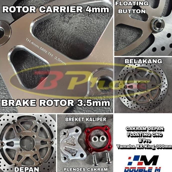 Fyp Piringan Cakram Rx King Bpro 300Mm Disk Disc Cakram Bpro Rxking //