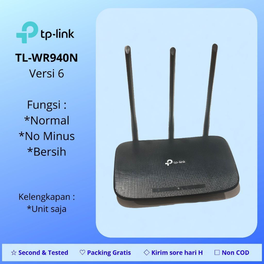 Router Tplink/Mercusys/ZTE - Second Normal