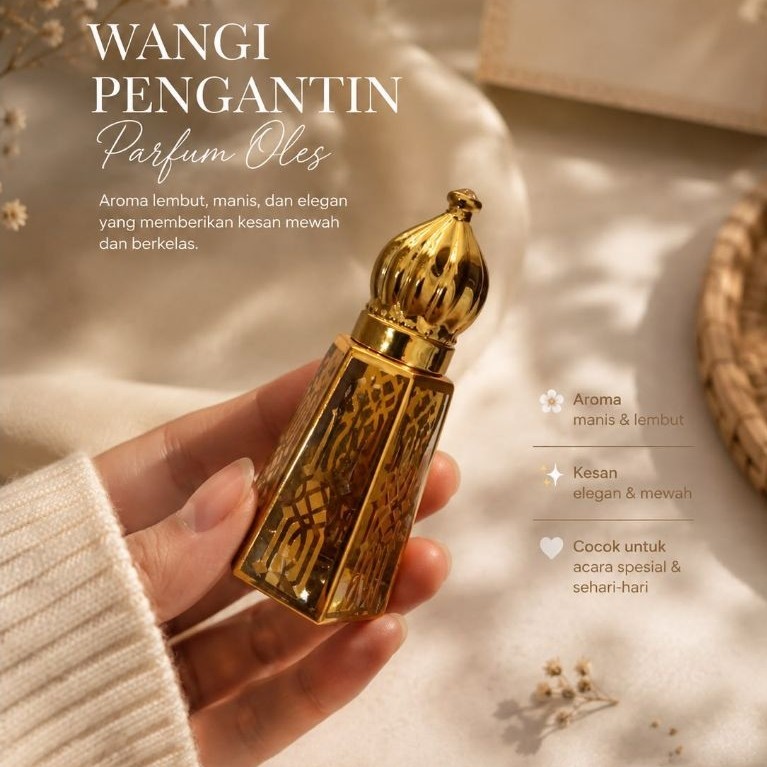 parfum oles roll on aroma  pengantin ( aroma dupa mix boreh )