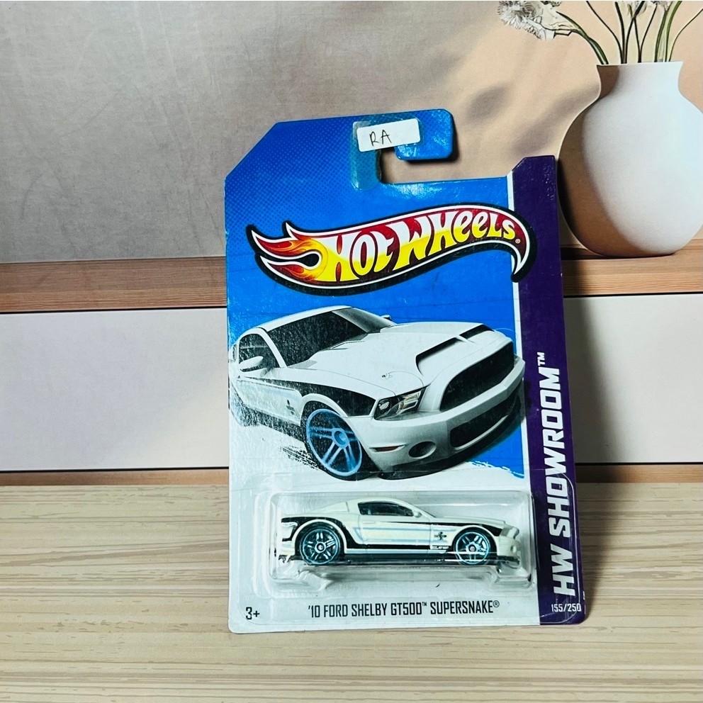 RA Hotwheels '10 Ford Shelby GT500 Supersnake Hw showroom kode RA 3+