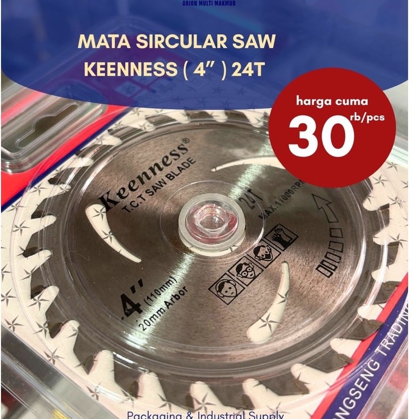 MATA SIRCULAR SAW KEENNESS 24T (4”)
