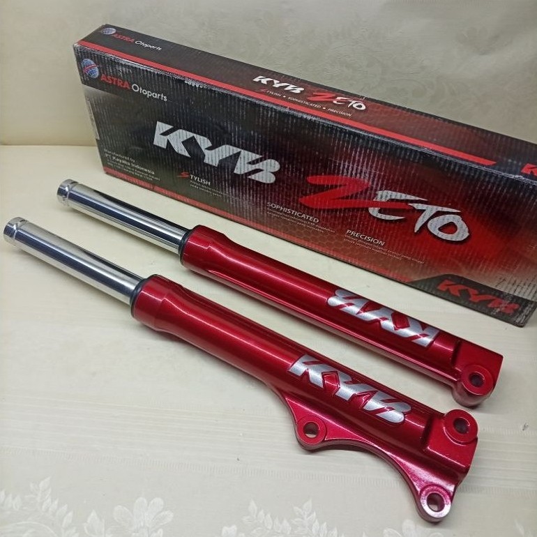 SHOCK DEPAN+TABUNG MIO SPORTY KAYABA ZETO KYOS-FF1020 SERIES FRONT PIPA +TABUNG