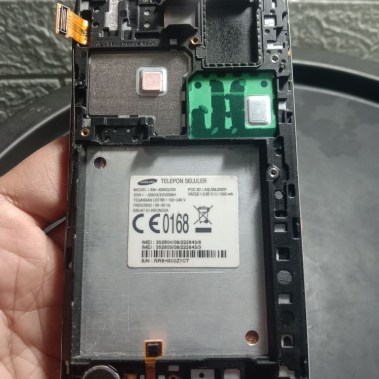 LCD Samsung J200G original copotan