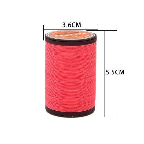 Galaces 0.45Mm Round Polyester Waxed Thread 120M || Waxed Thread For Leather Craft