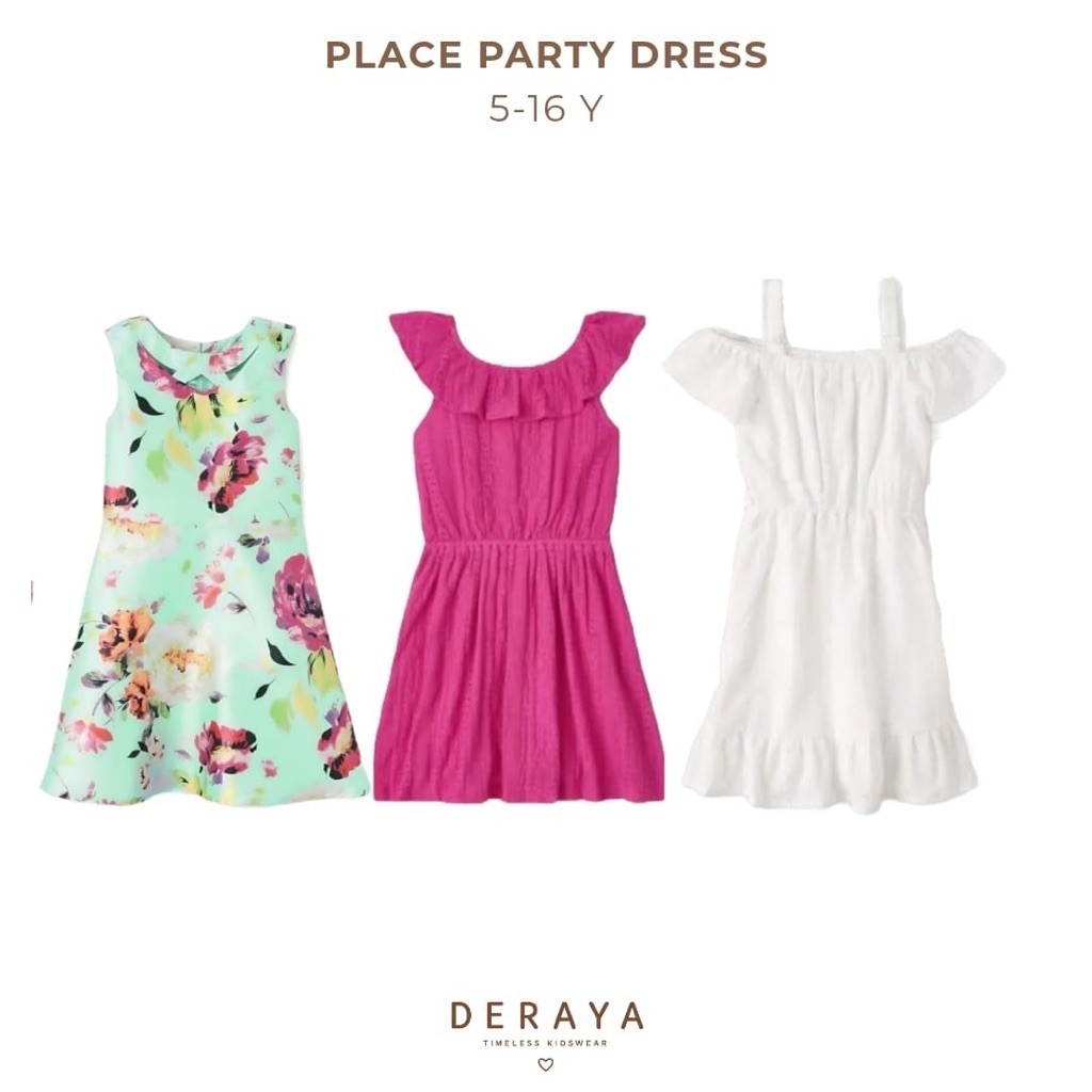 Dress Anak Perempuan PLC 5-16 Tahun
