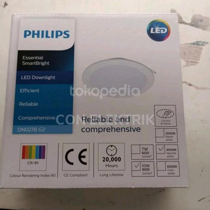 lampu downlight 10 watt phillips dn027b