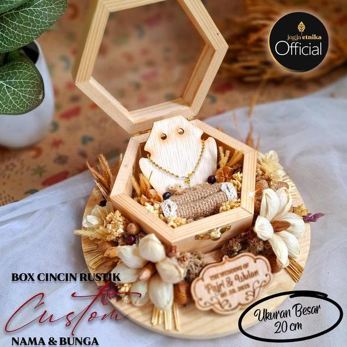 Ring Box / Box Cincin / Kotak Cincin Kalung LM Custom