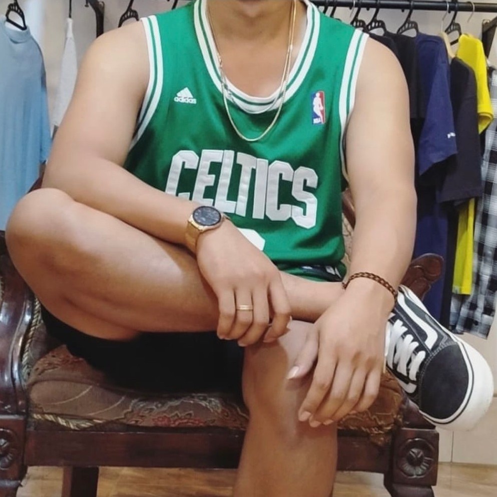 jersey celtics back name RONDO original vintage hanya ready stock 1 limited.