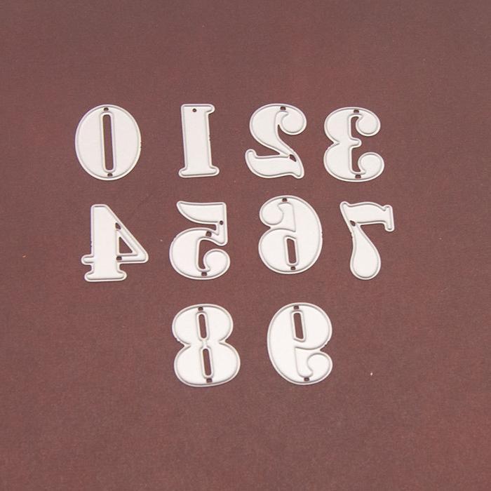 Metal Cutting Dies #013 Number Angka Dies Stencil Stensil for journal, jurnal, bujo, scrapbooking, c