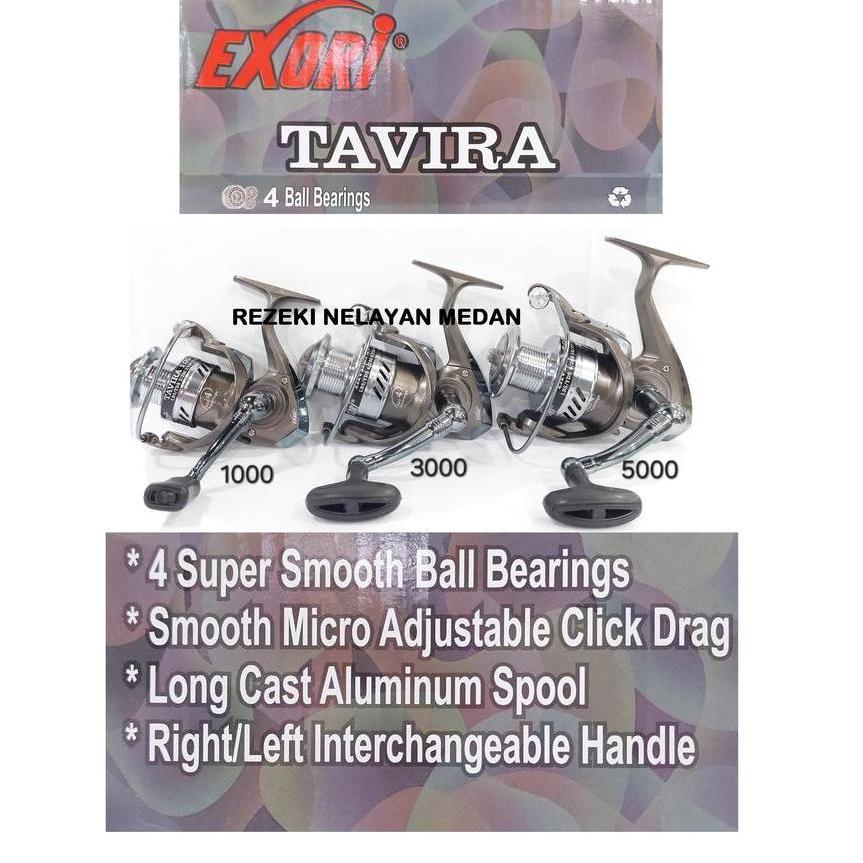 Reel EXORI Tavira 1000 / 3000 / 5000 | Reel Murah Berkualitas EXORI
