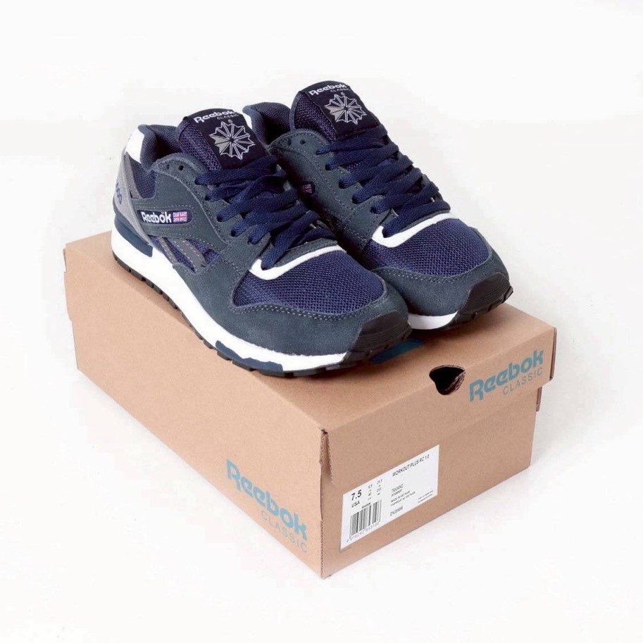 ( ARMX ) Sepatu Reebok GL 6000 Navy white