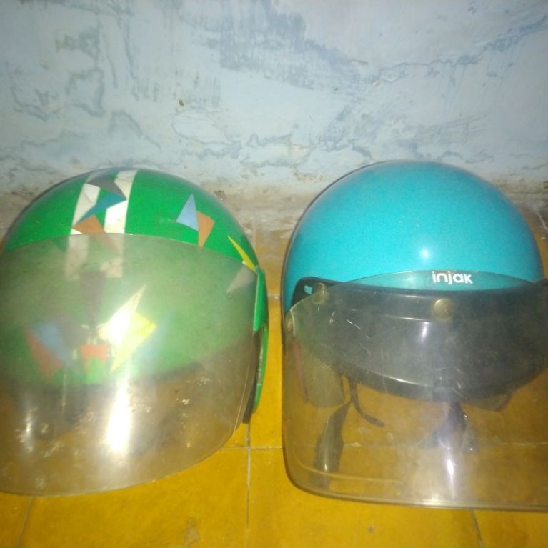 helm grab ojol dan helm bogo second