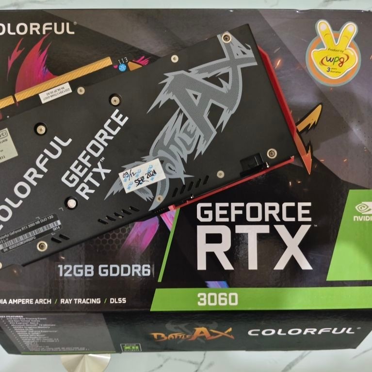 VGA RTX 3060 12GB COLORFUL Second Garansi