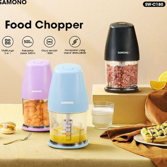 Bestgood- SAMONO Chopper Blender Daging Penggiling Meat Penghalus Bumbu Elektrik