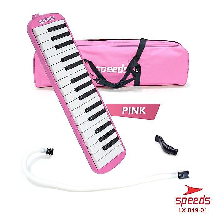 Pianika 32k Piano Mini Mainan 4 Warna Dapat Tas bukan yamaha 049-1 - Pink