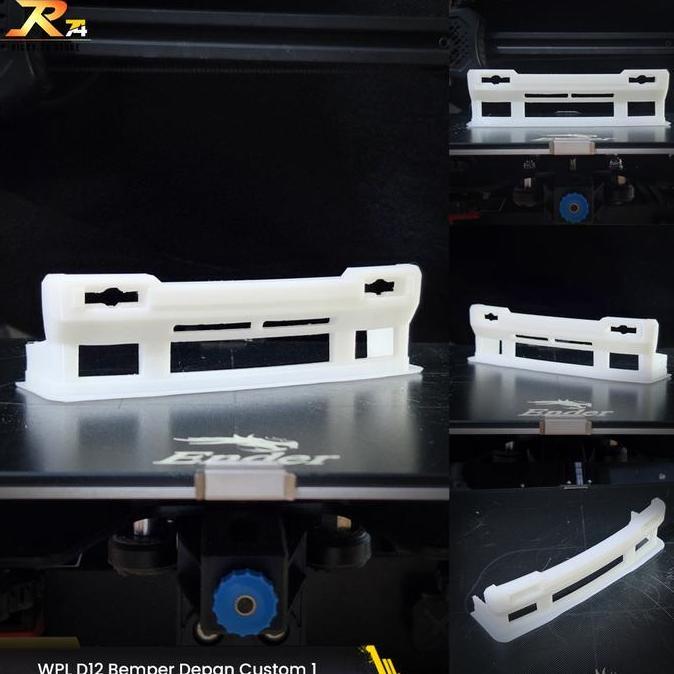 WPL D12 Bemper Depan Custom 1 - Body Part RC Drift 3D Print