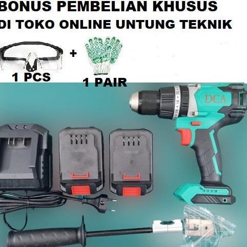 MEHJAPCHA TERLARIS DCA ADJZ03-13 CORDLESS IMPACT DRILL 13MM BRUSHLESS BOR TEMBOK BATERAI