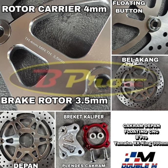 Fyp Piringan Cakram Rx King Bpro 300Mm Disk Disc Cakram Bpro Rxking //