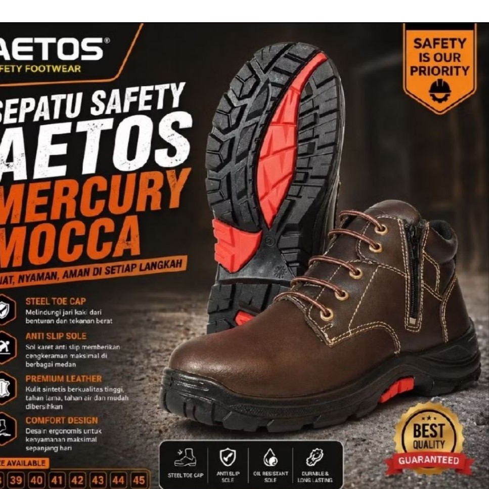 Sepatu safety AETOS MERCURY Original