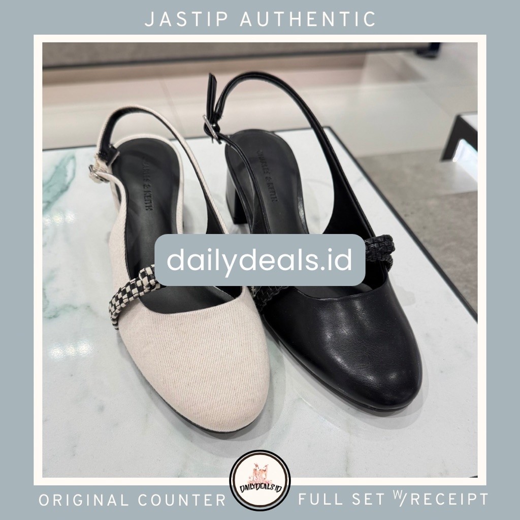 #1-70920223 Kaleen Woven - Jast[p] CK ORIGINAL COUNTER BOW SLINGBACK FLAT STORE AUTHENTIC ASLI MALL 