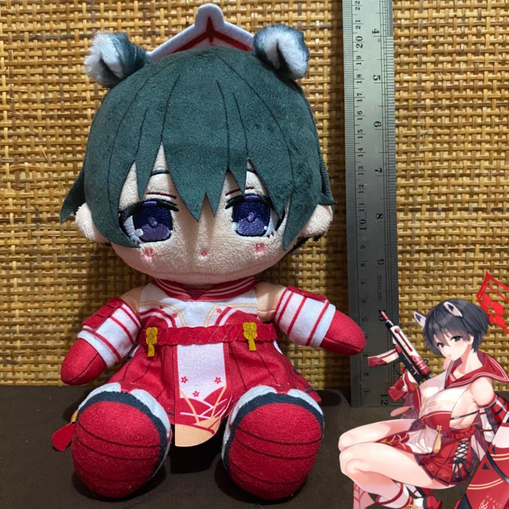 Blue Archive Tsubaki Chocopuni Plushie, Merchandise Plush Boneka