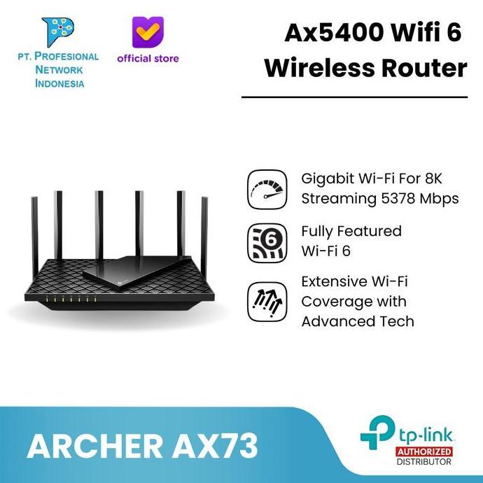 Cont- Tp- Archer Ax73 Ax5400 Wifi 6 Wireless Router Tp Ax 73 Ax 5400