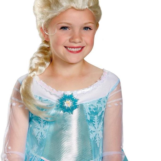 Hairo- W Rambut Kepang Palsu Elsa Frozen