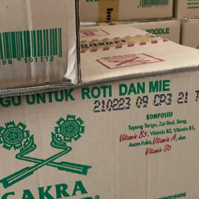 Cakeandcake- Tepung Cakra Kembar 1 Dus ( 12 Piece )