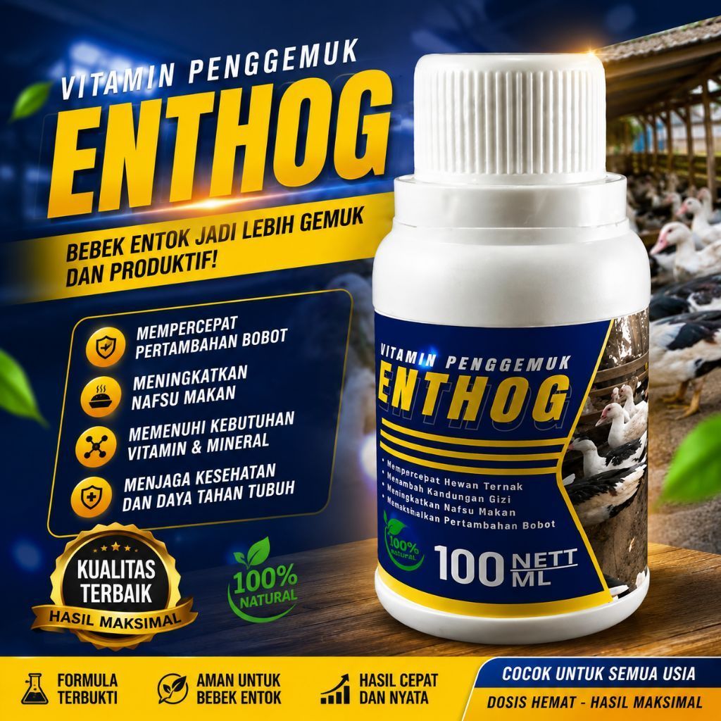 Vitamin Entog Penggemuk Entog Booster Entog Meningkatkan Nafsu Makan Entog Sehat Imun Kuat