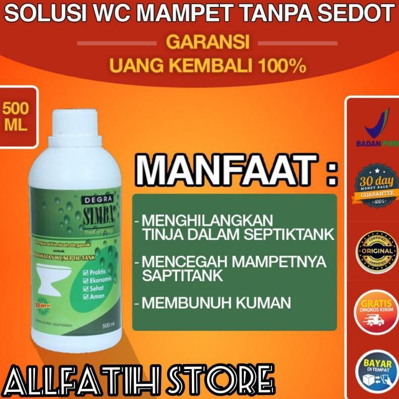 Obat WC Mampet Degra Simba 500ml Pembersih Septic Tank & Toilet Penuh Ampuh Original
