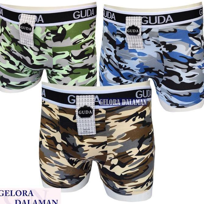 DN22 - 3PCS CELANA DALAM BOXER PRIA ARMI PRIA DEWASA