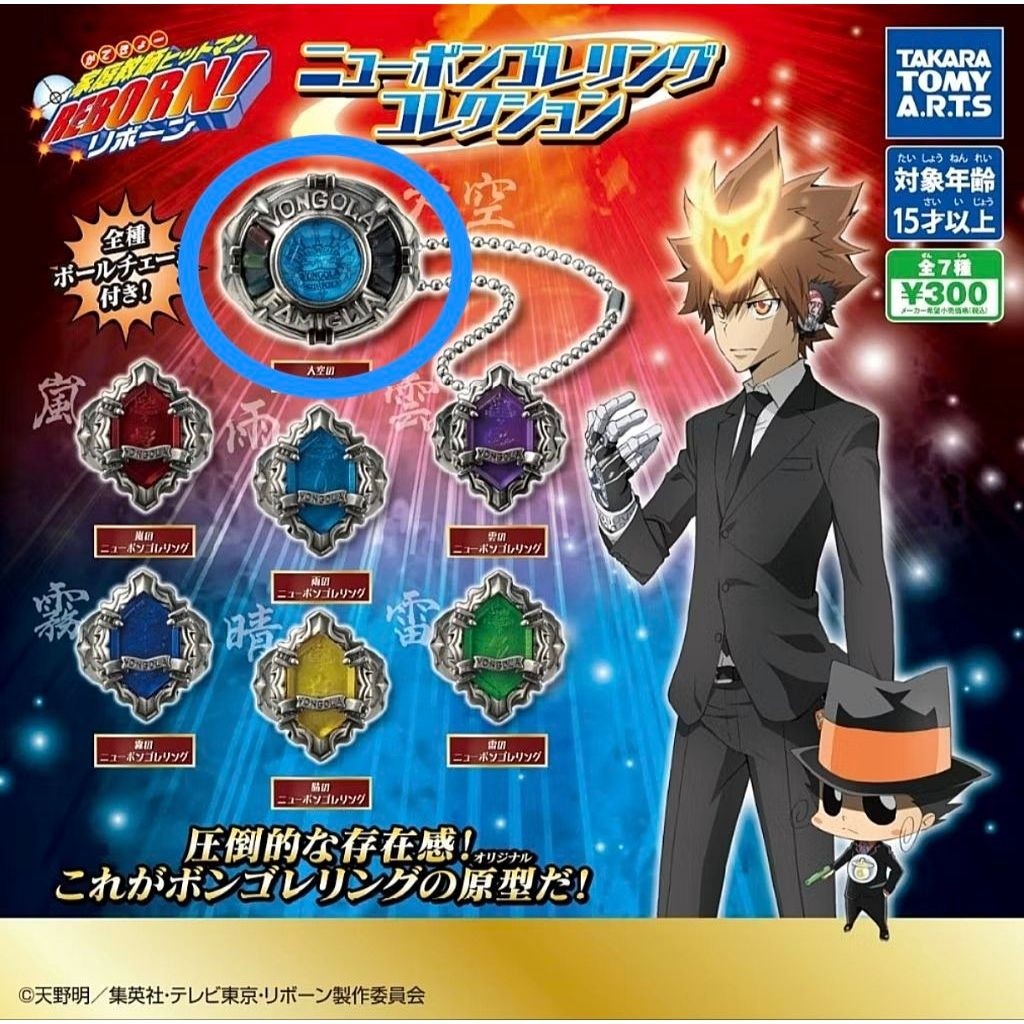 Takara Tomy Gashapon Katekyo Hitman Reborn Vongola Ring Tsuna Sky Ring
