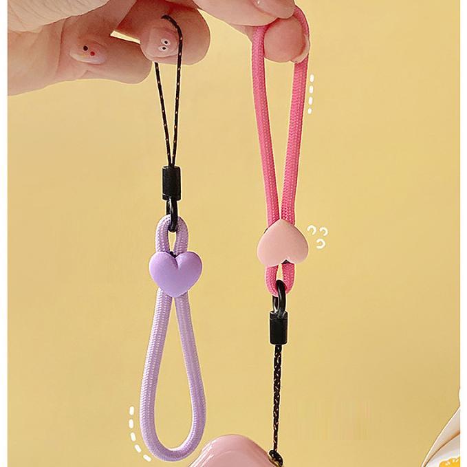 Reseller Welcome - 6512 Tali Gantungan HP Pendek / Lanyard HP Motif Love