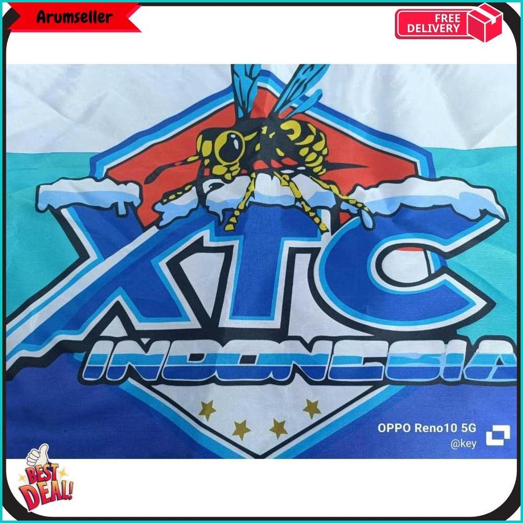 Bendera Xtc Fullprint Bendera Xtc Logo Lebah Harga Promo