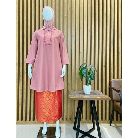 Kamari Long Tunik Busui Batu Payet, Long tunik Polos, Original Kamari ,Long tunik Terbaru,Batu Payet
