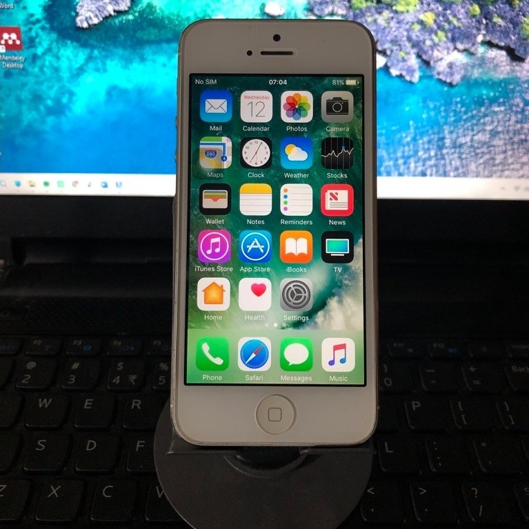 IPhone 5 16Gb Silver White Second Original