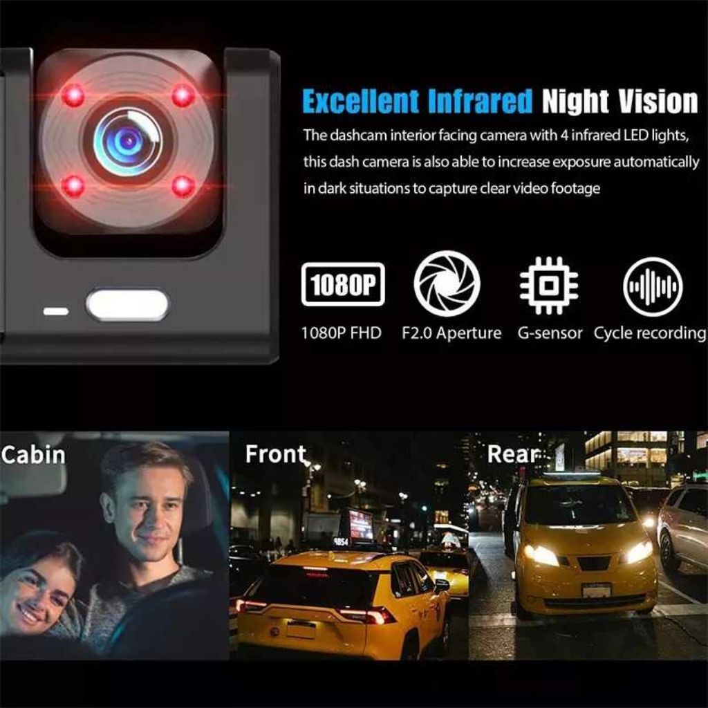 Kamera Mobil Car Video Player Sensor Gerak Otomatis