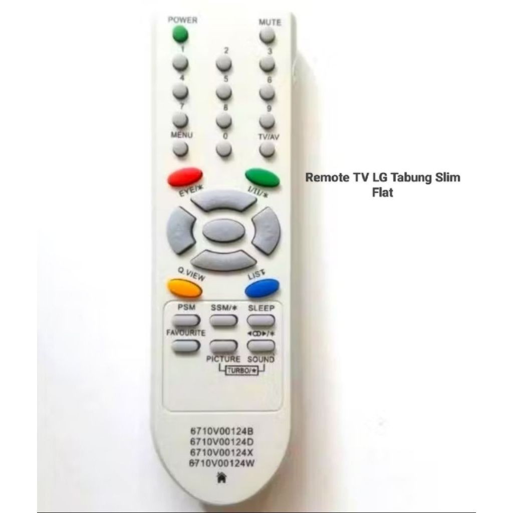 Remote TV Televisi Tabung LG / Remote TV Tabung LG