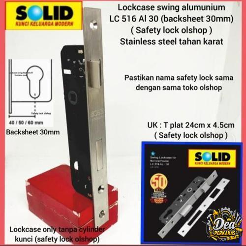 Bodi Kunci / Swing Lockcase for Alumunium LC 516 AL - 30