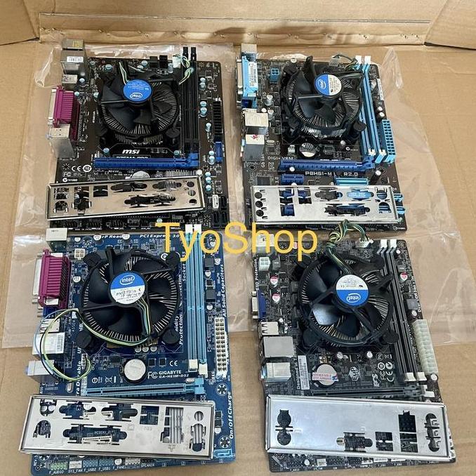 MAINBOARD H61 PAKET CORE I5 2400 FAN RAM 4GB - MOTHERBOARD H61 CORE I5 FORSALE