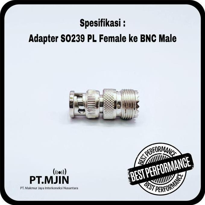 [] Konektor BNC HT/PL ke BNC/UHF ke BNC