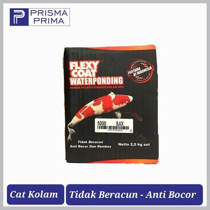 TERBARU - Cat Kolam Ikan Koi Flexy Coat Waterponding Anti Bocor