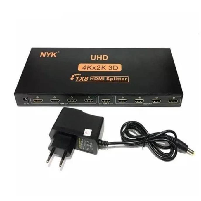 TERBARU - HDMI Splitter 8Port - HDMI SPLITTER 8PORT