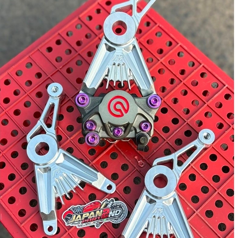 braket kaliper belakang brembo 2p pnp universal motor braket kaliper belakang brembo pnp ninja R SS 