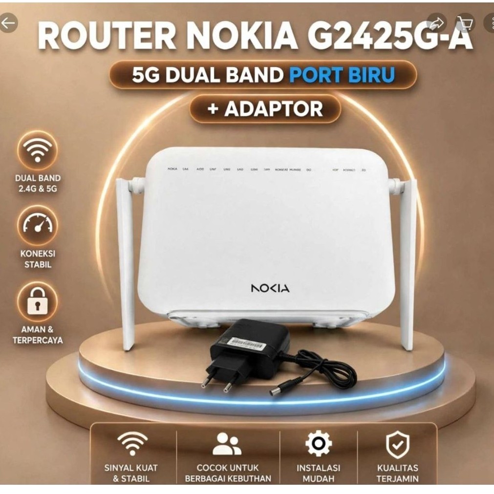 modem nokia lengkap adaaptor