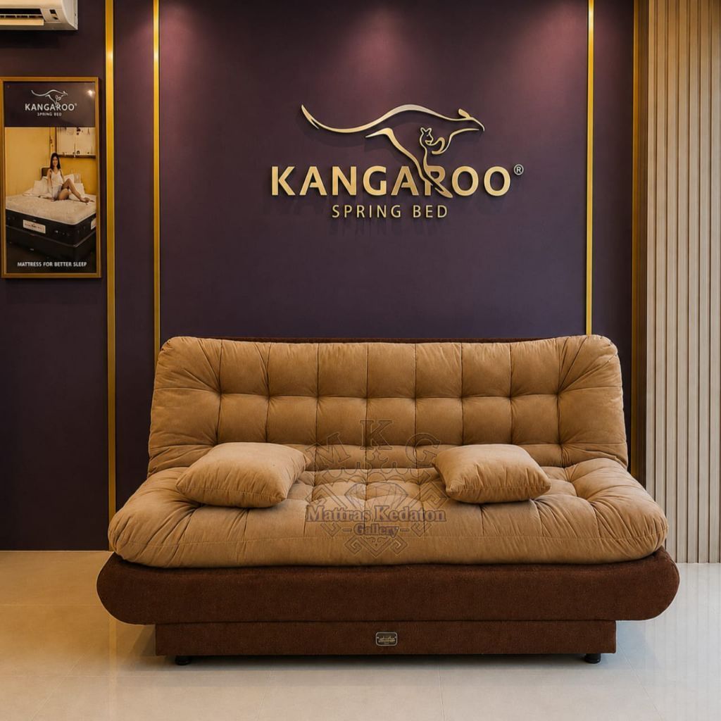 Sofa Bed Kangaroo Premium Beludru | Sofa Bed Nyaman | Bandar Lampung
