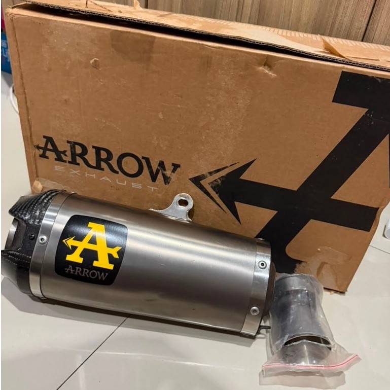 Silencer knalpot Arrow works titanium original italy