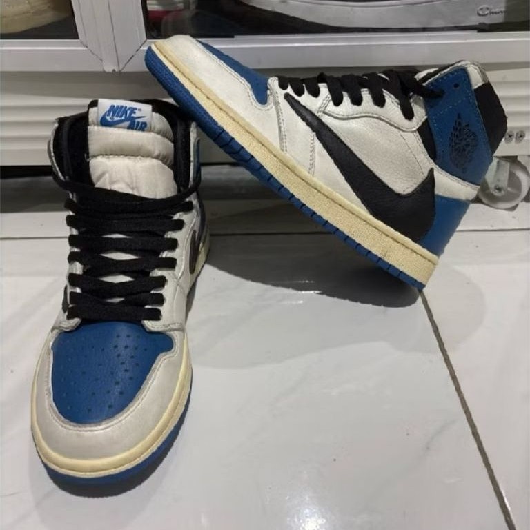 Nike Air Jordan 1 High Travis Scott Fragment Sz 42 [Second]